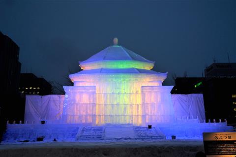 さっぽろ雪まつり　雪像（2月撮影）